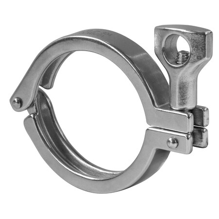 Steel & Obrien Sch 5 Tri-Clamp (For Pipe Size Ferrules) - 304SS 13MHHV-4-304